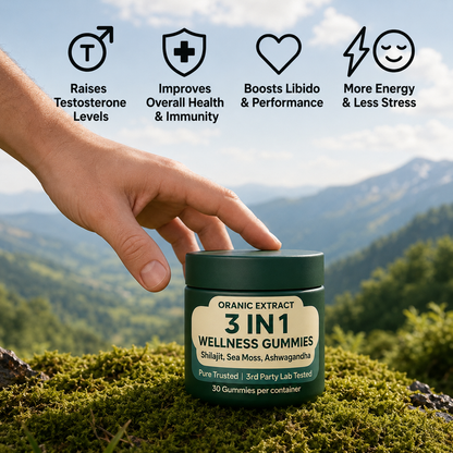 ORANIC EXTRACT 3-in-1 Wellness Gummies